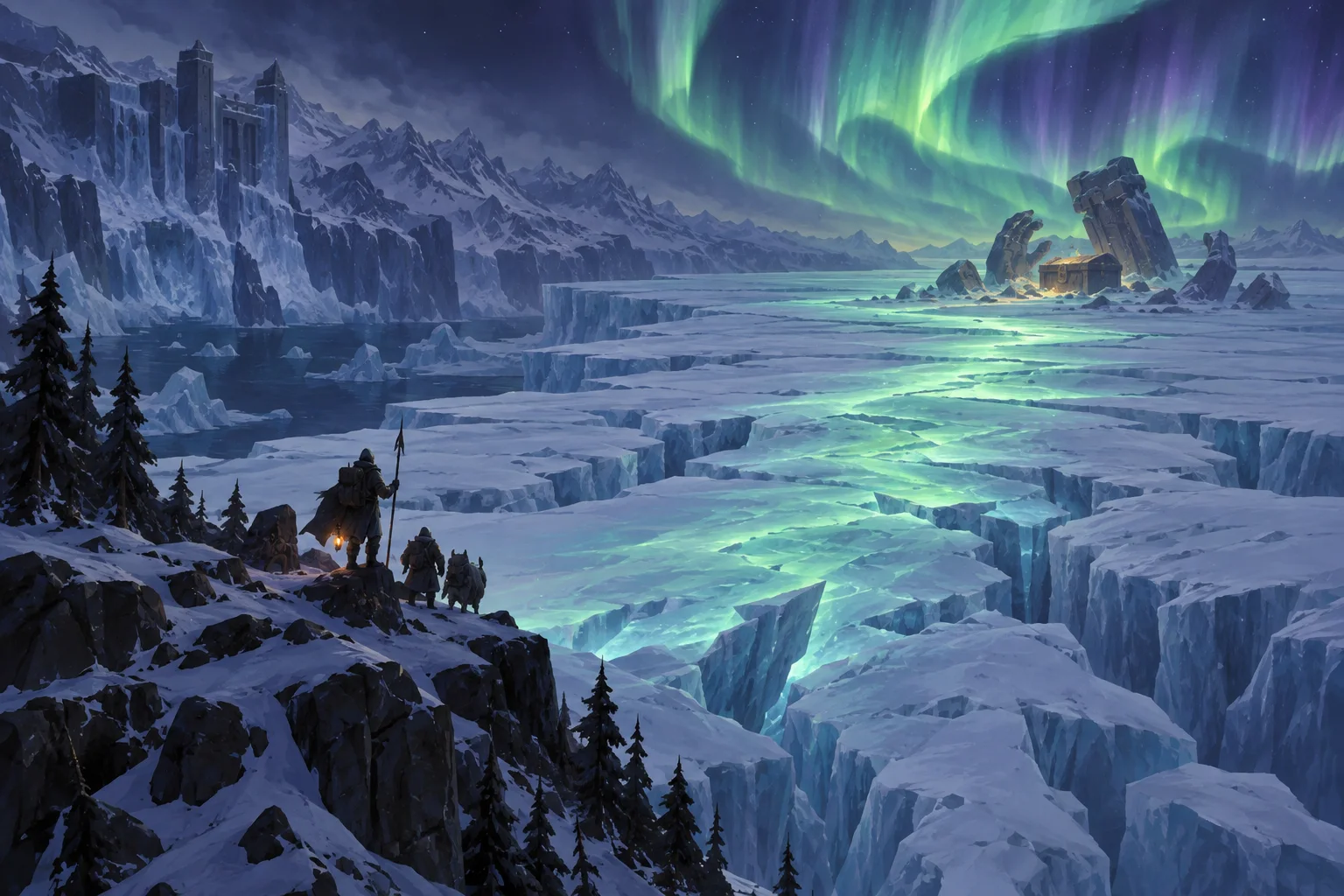 Concept illustration of The Aurora Shelf