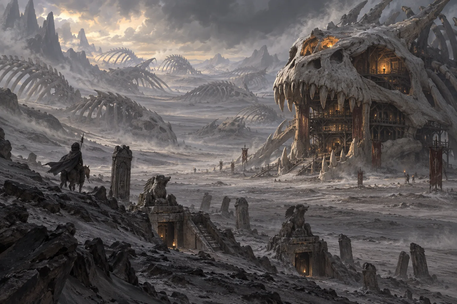 Concept illustration of The Boneyard