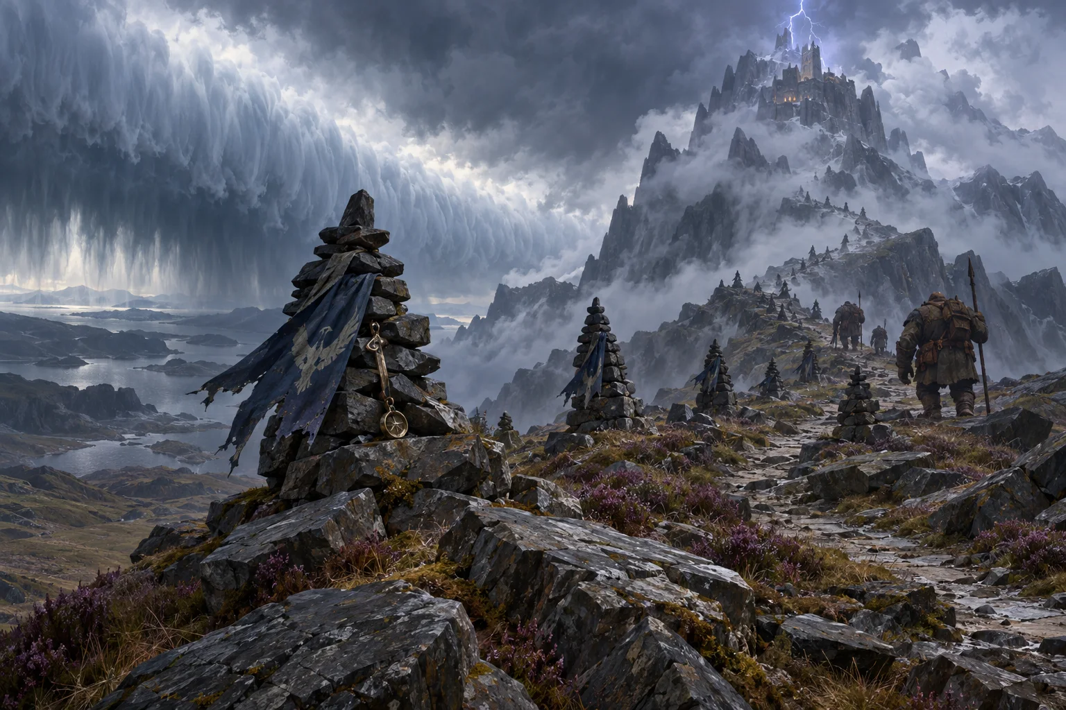 Concept illustration of The Cairn Road