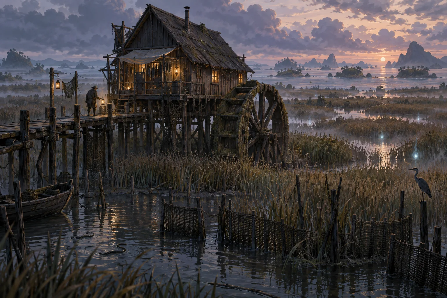 Concept illustration of The Drowned Mill