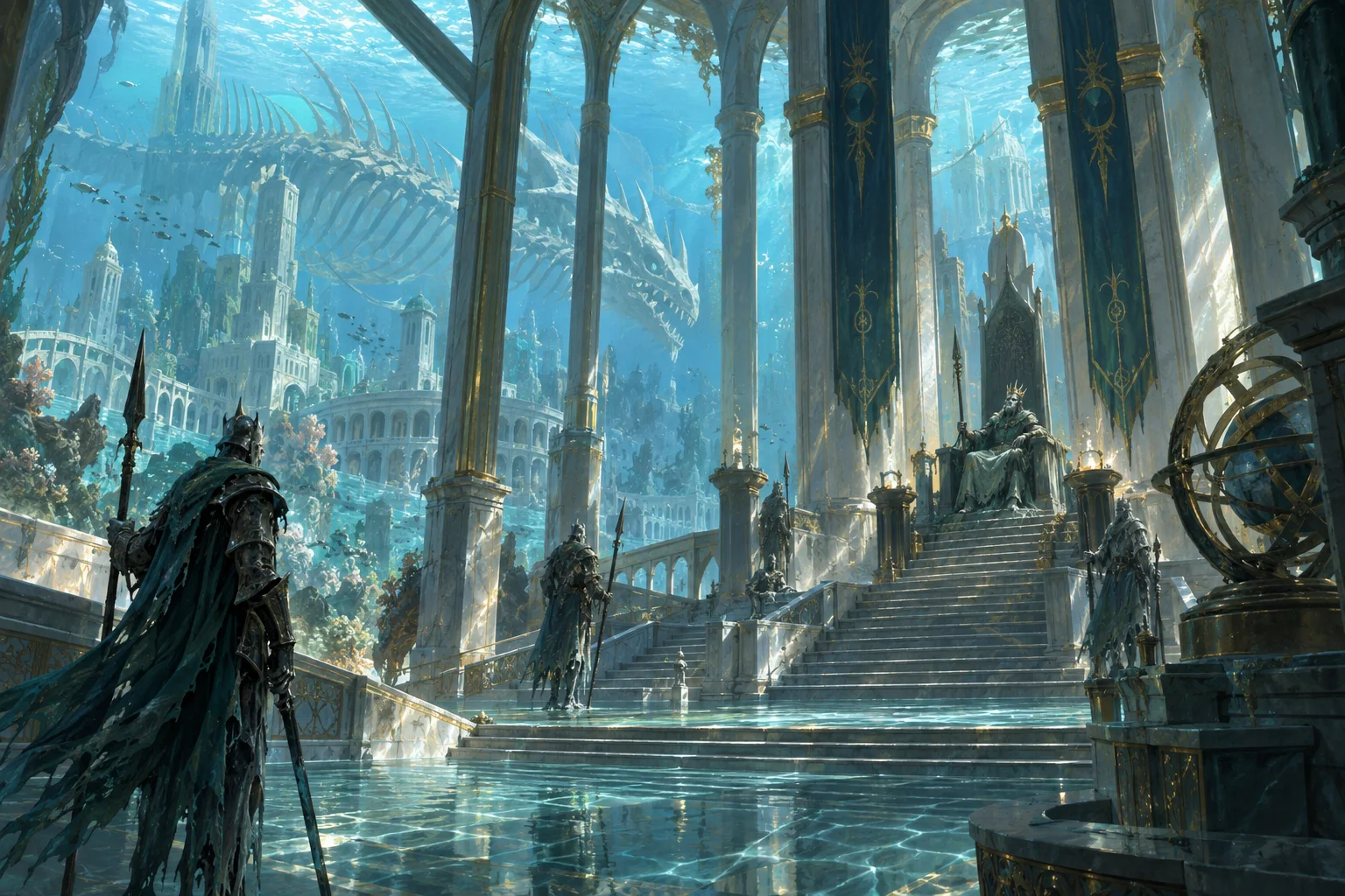 Concept illustration of The Drowned Palace