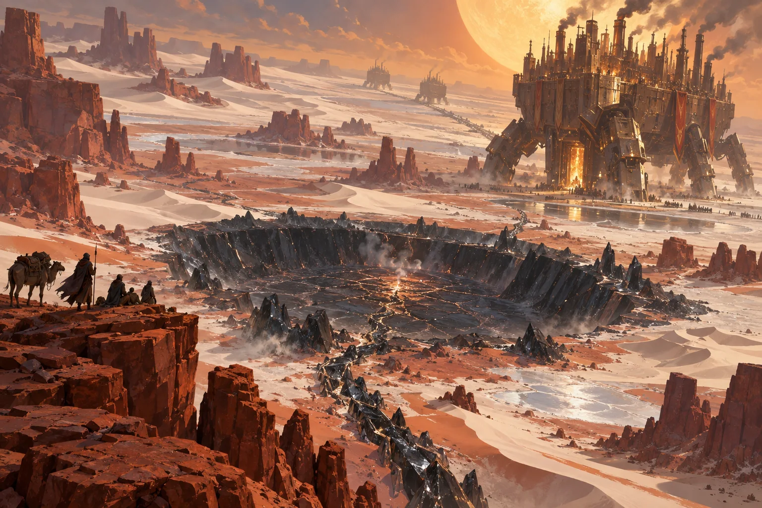 Concept illustration of Ember Wastes