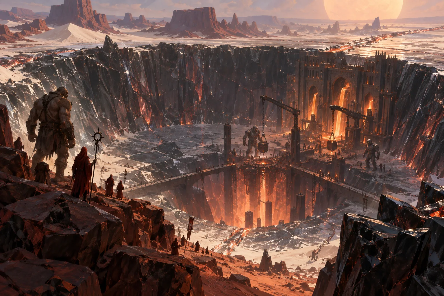 Concept illustration of The Firstfire Crater