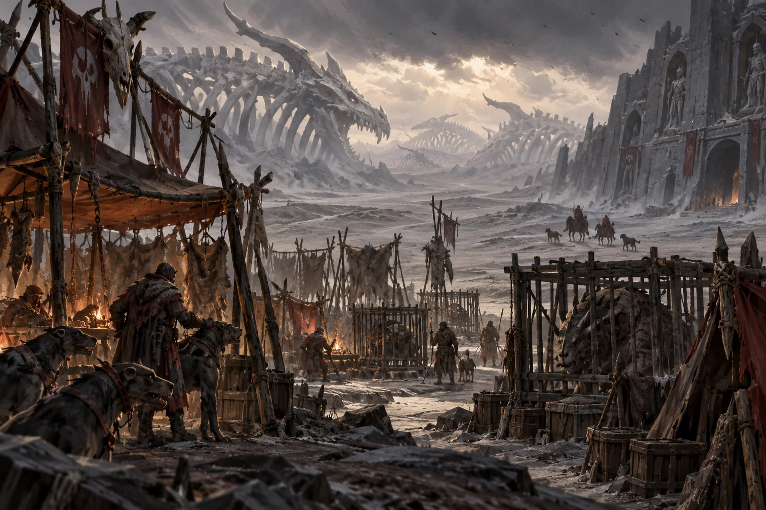 Concept illustration of Gallow's Outriders