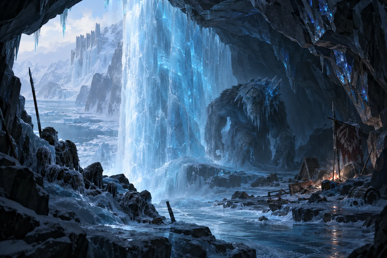 Concept illustration of Icefall