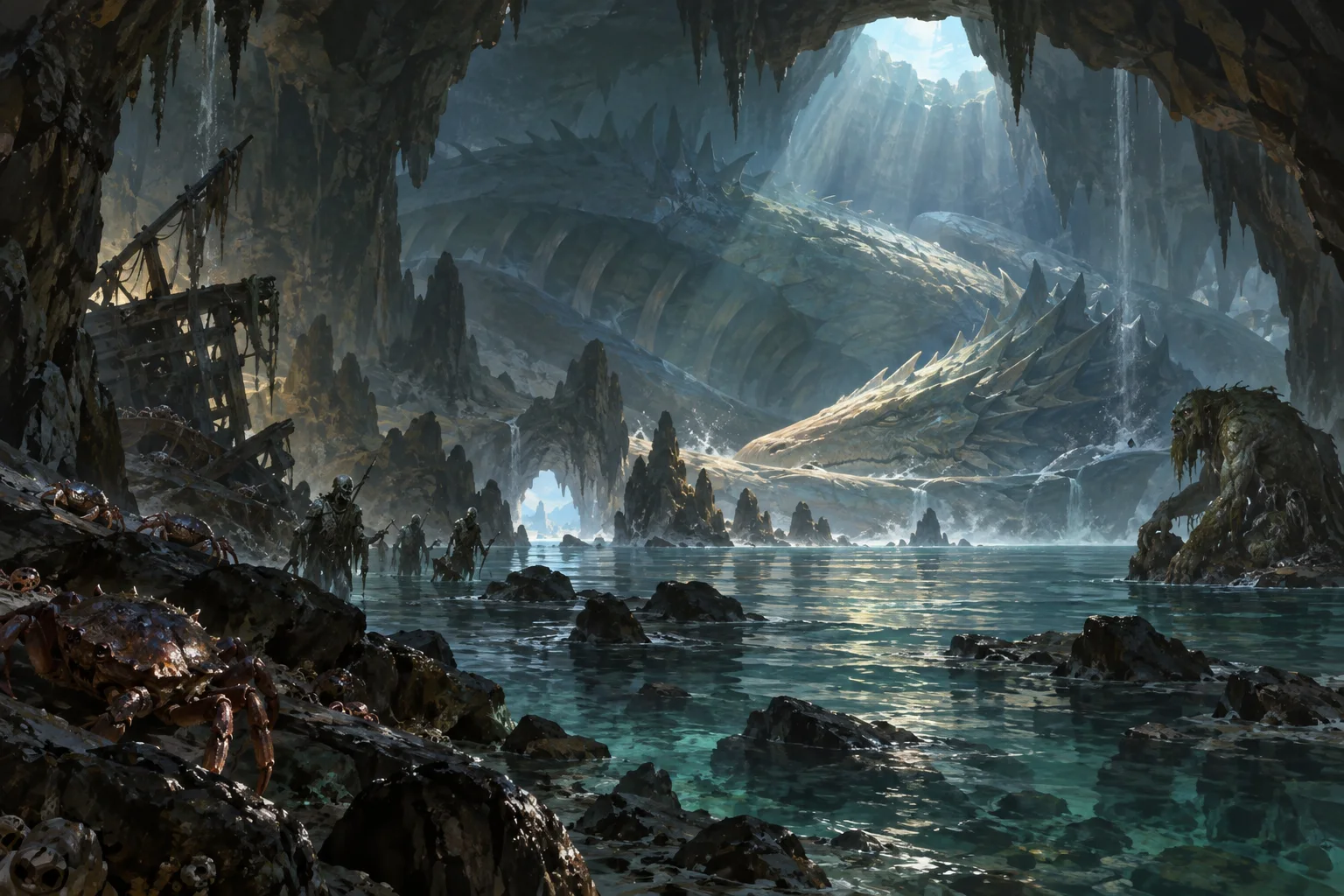 Concept illustration of The Leviathan's Rest