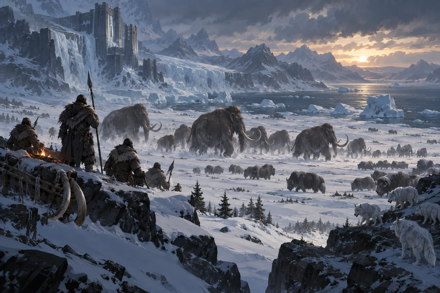 Concept illustration of The Mammoth Steppe