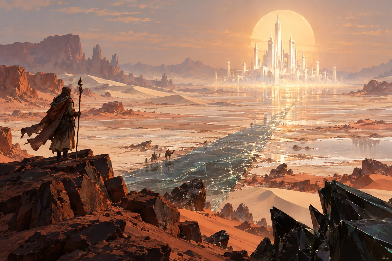 Concept illustration of The Mirage Palace