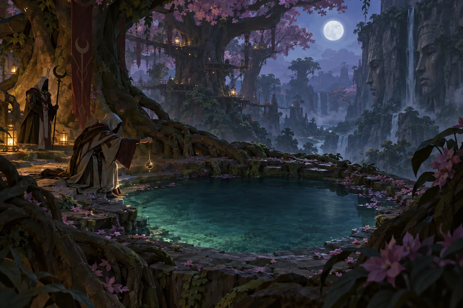 Concept illustration of The Moon Pool