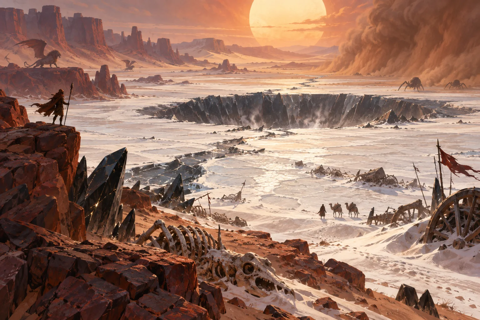 Concept illustration of The Salt Pans