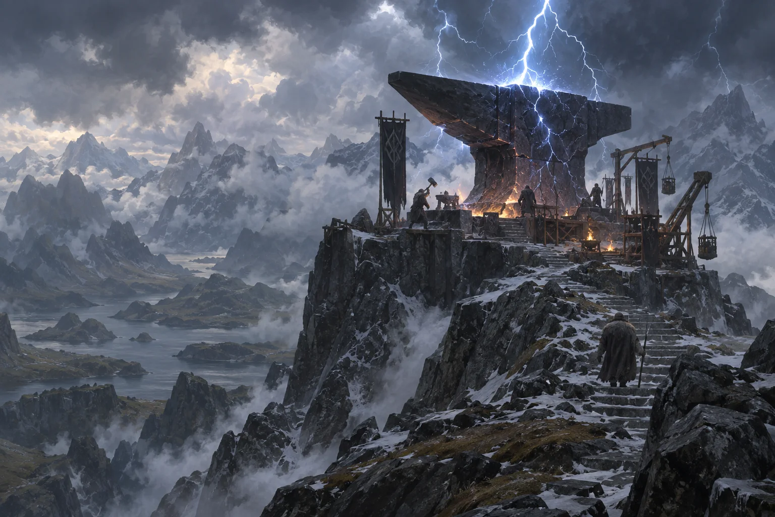 Concept illustration of The Storm Anvil