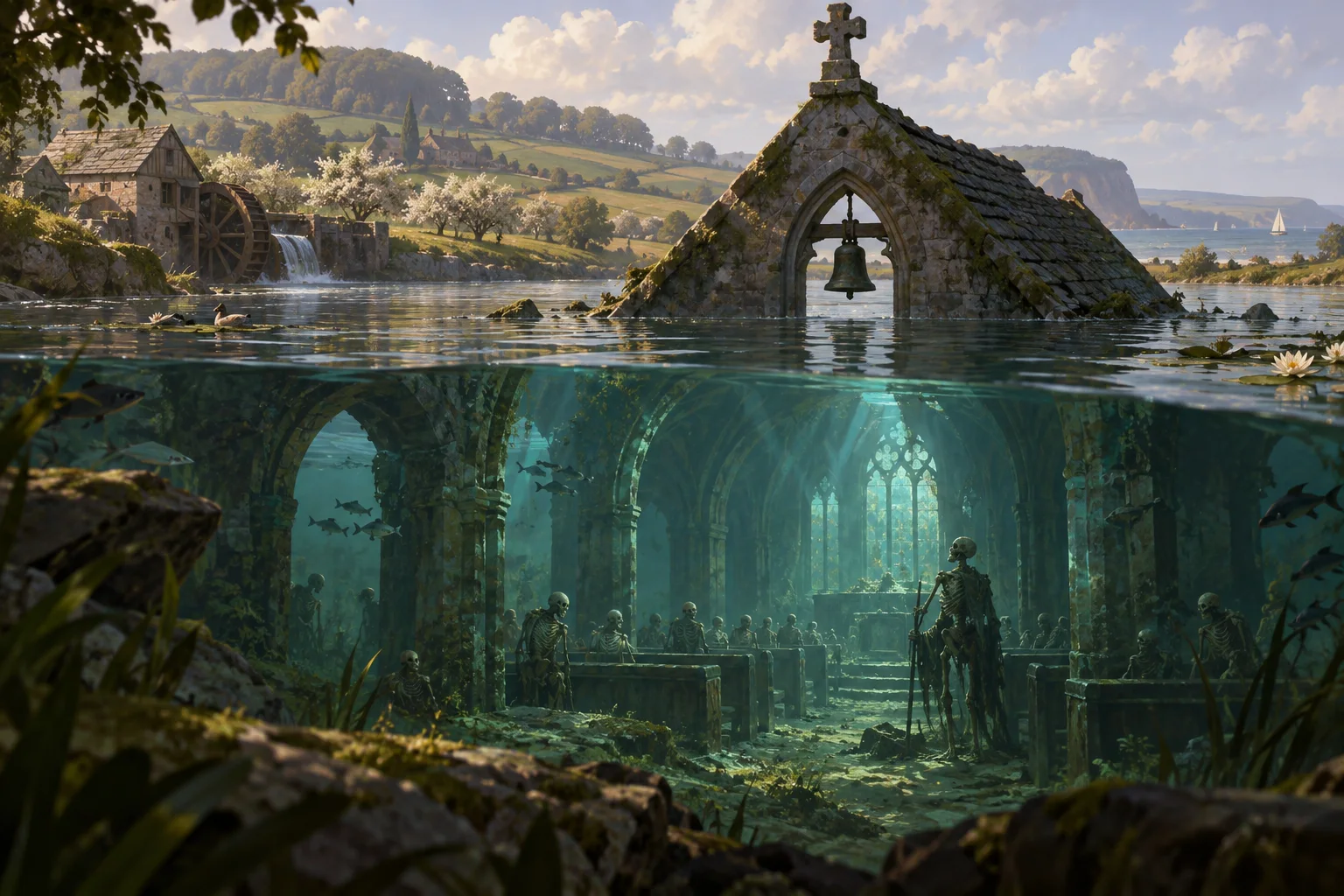 Concept illustration of The Sunken Chapel