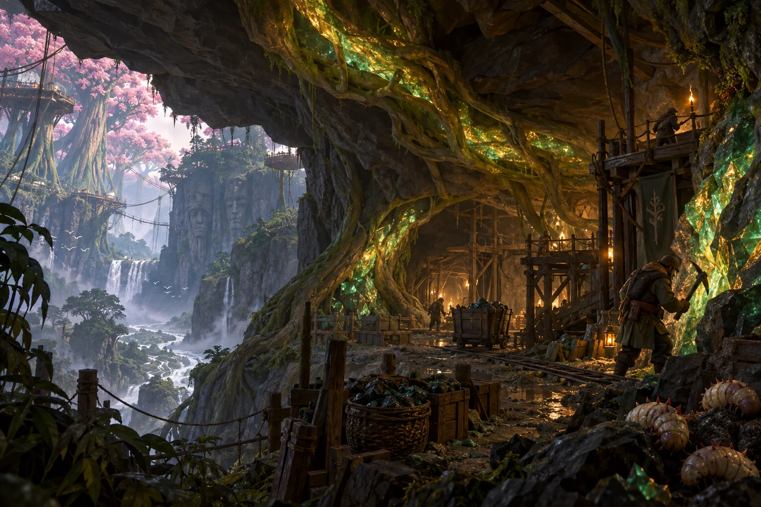 Concept illustration of Verdite Hollow