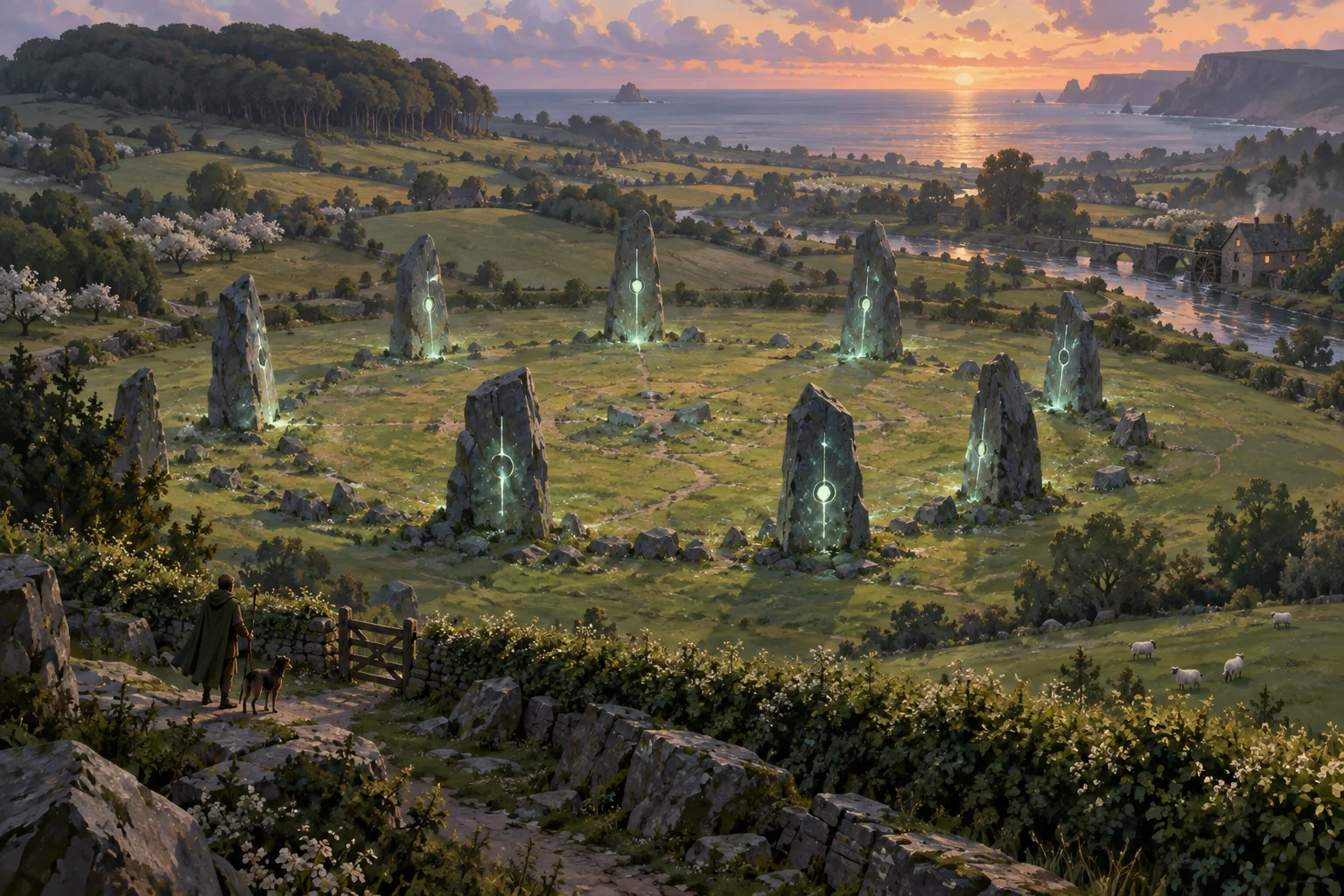 Concept illustration of The Standing Hedge
